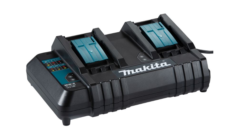 Makita 18v Twin Battery Charger DC18SH Power Tool Charging Station Li-Ion