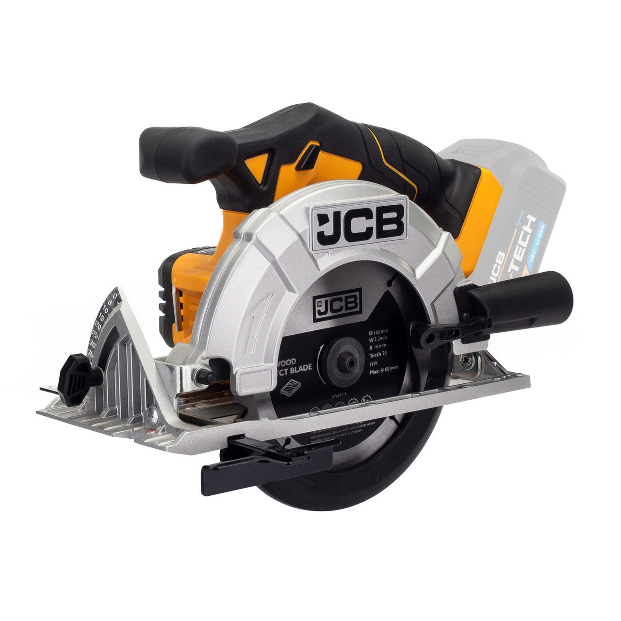 JCB 21-18CS-B Cordless 18v Circular Saw 165mm Ø (Body Only)
