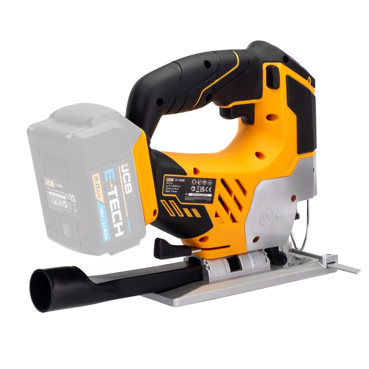 JCB 21-18JS-B Cordless 18v Jigsaw (Body Only) - LED Light