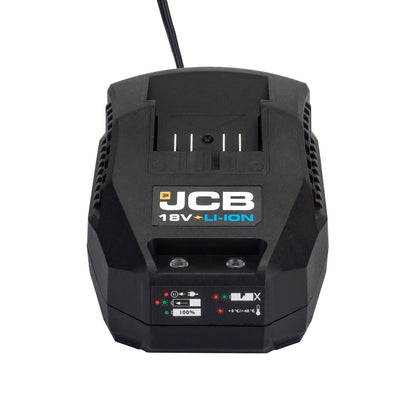 JCB 21-18RTKIT 18v Brushless Router Kit - 3 x Bases (Plunge,Offset,Incline) 2 x 4.0AH Batteries & Charger