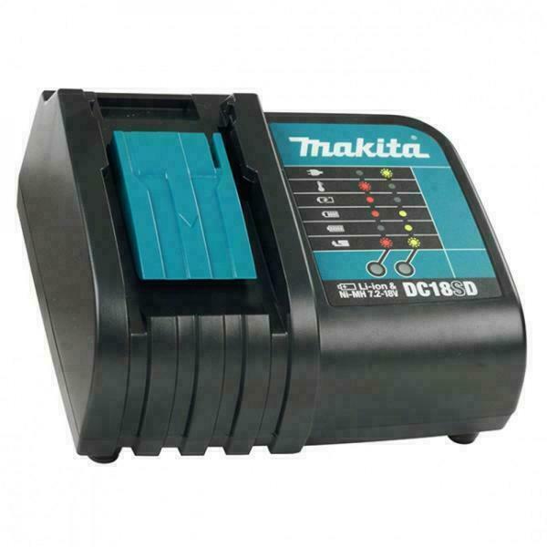 Makita 18v Battery Charger DC18SD Power Tool Charging Station Li-Ion