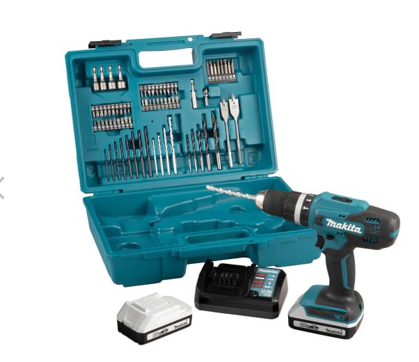 Makita HP488DAEX1 18v Cordless Combi Drill - G-Series Kit - 2 x 2.0AH Batteries